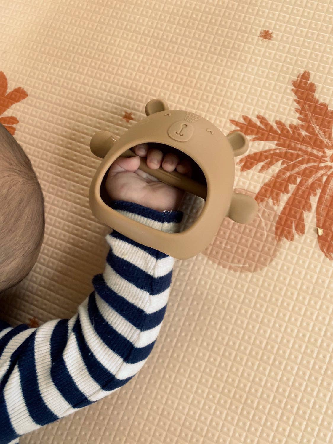 Zebra Babies - Teething Silicone Bear - Pink