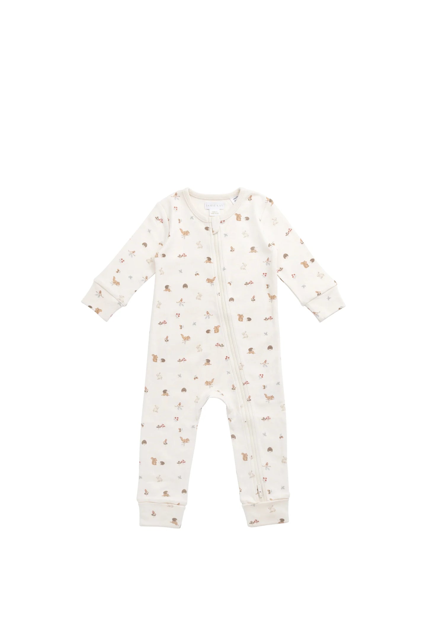 Jamie Kay - Organic Cotton Reese Zip Onepiece - Forest Gathering