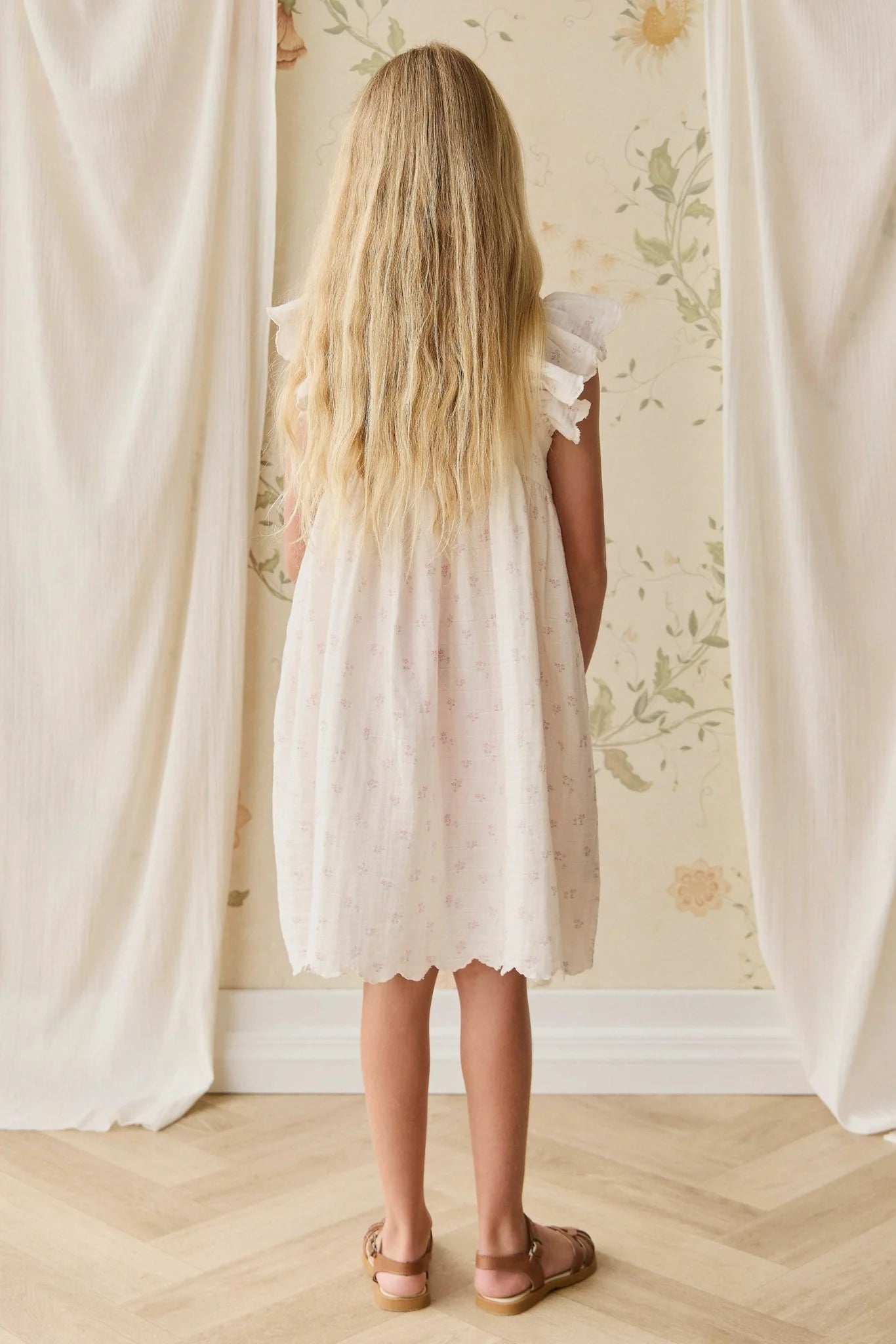 Jamie Kay - Organic Cotton Muslin Annalise Dress - Pauline Pink
