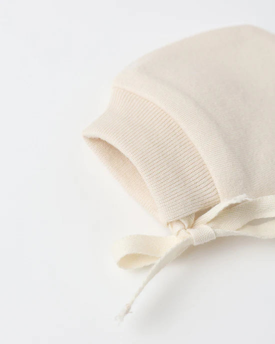Quincy Mae - Set Of 2 No Scratch Mittens - Steel Blue & Natural