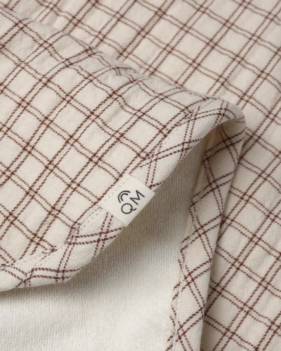 Quincy Mae - 2 Pack Burp Cloth - Bunnies & Cedar Check