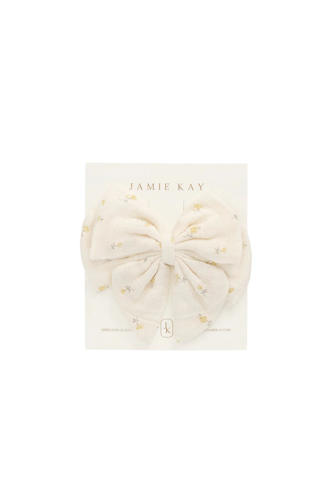 Jamie Kay - Organic Cotton Muslin Annalise Bow - Vintage Ditsy