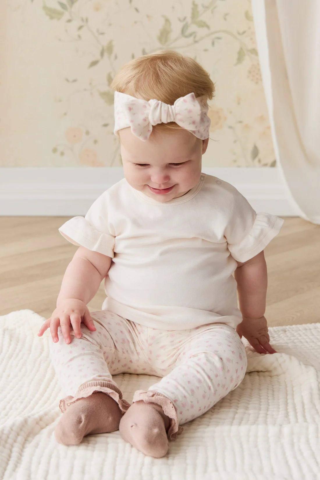Jamie Kay - Organic Cotton Headband - Victoria Blush