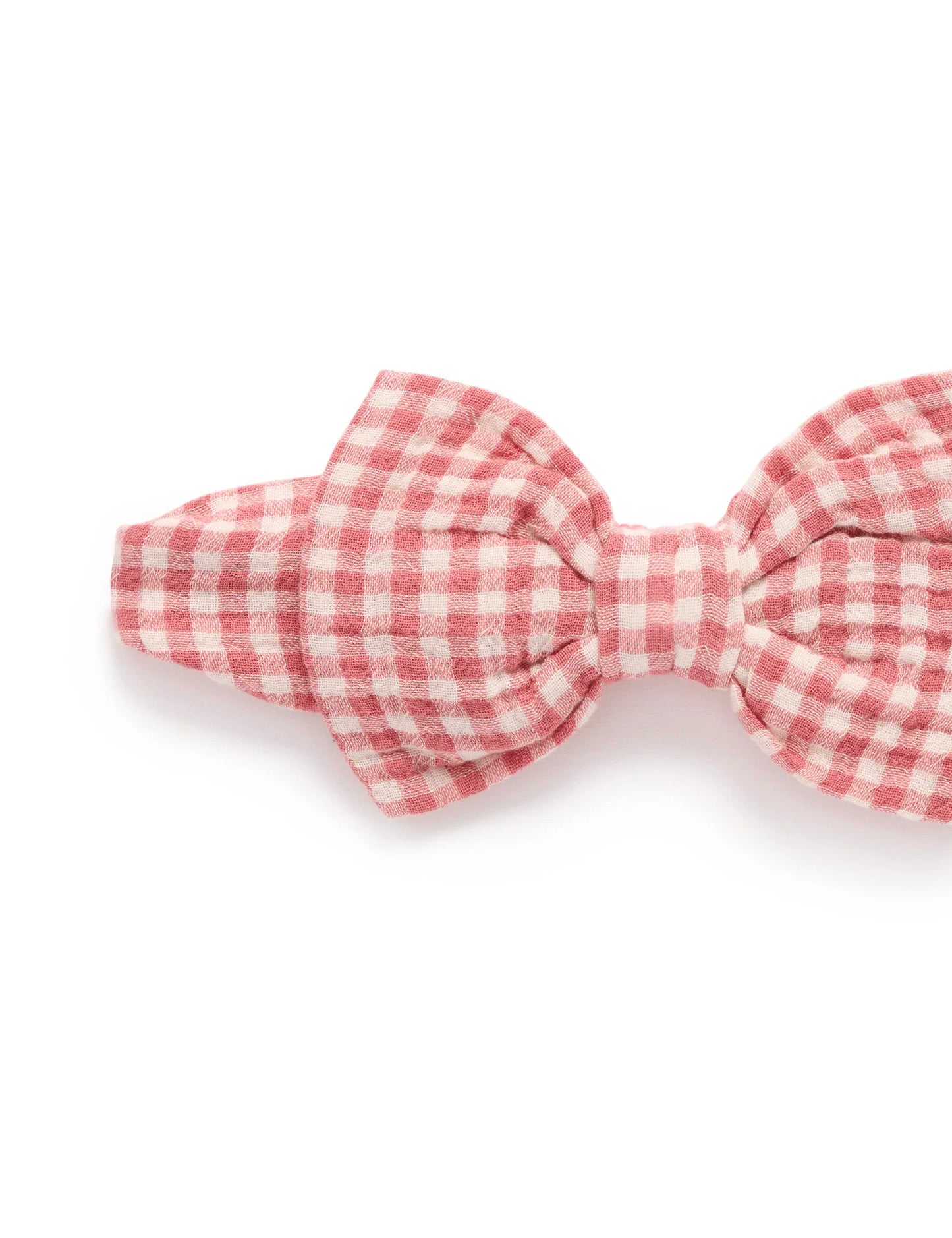 Purebaby - Bow Headband - Lilly Pilly Gingham