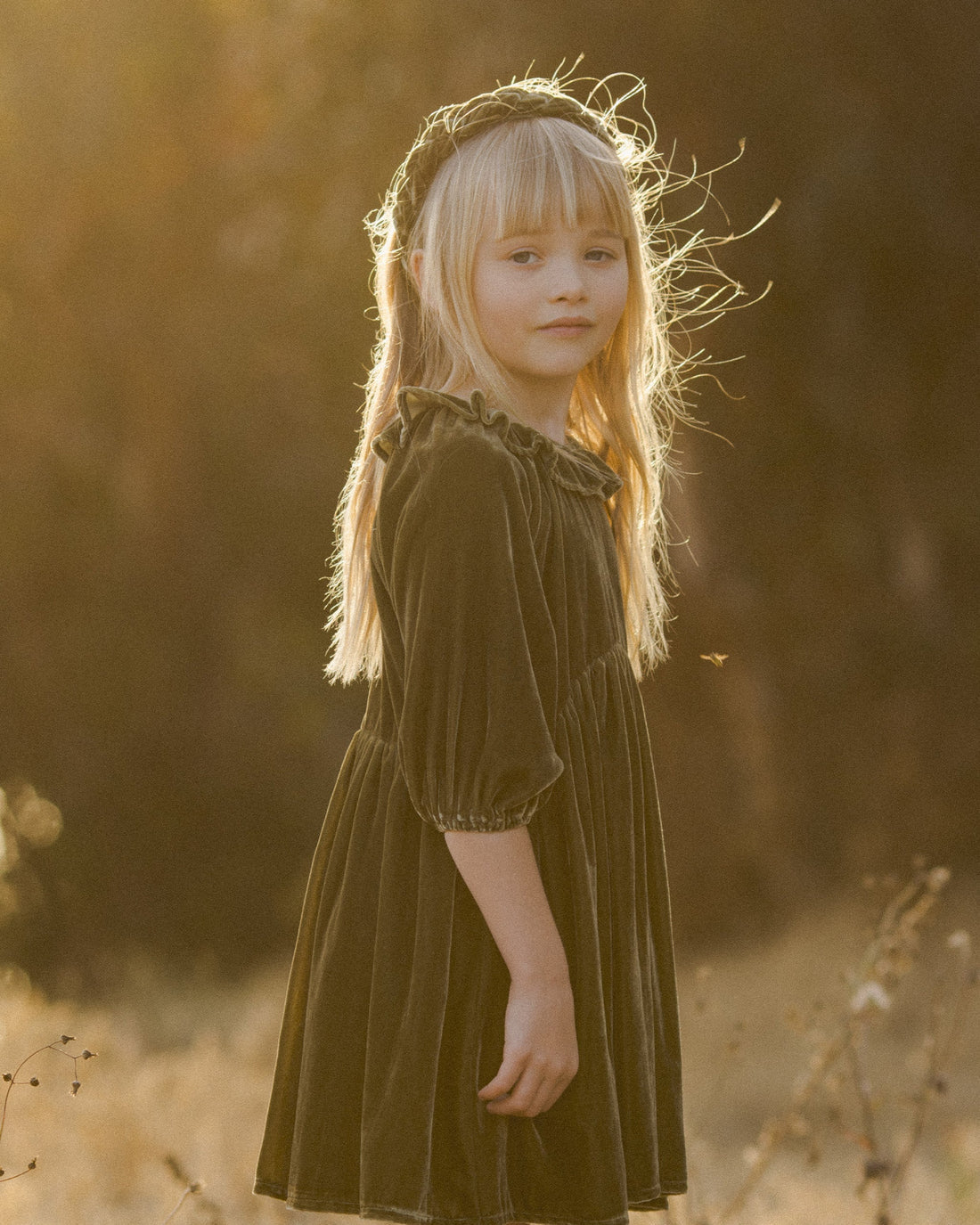 NORALEE - Adeline Dress - Olive