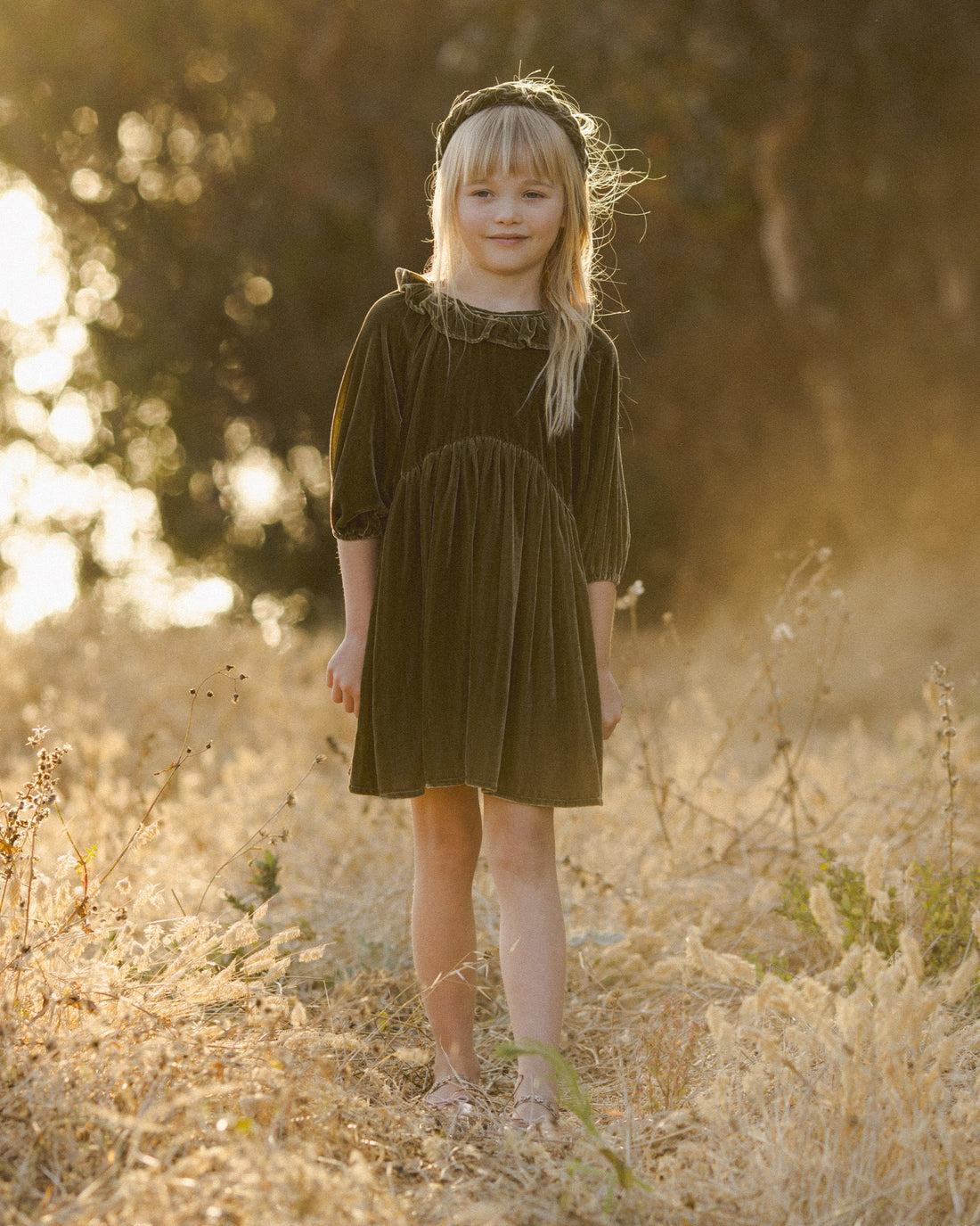 NORALEE - Adeline Dress - Olive
