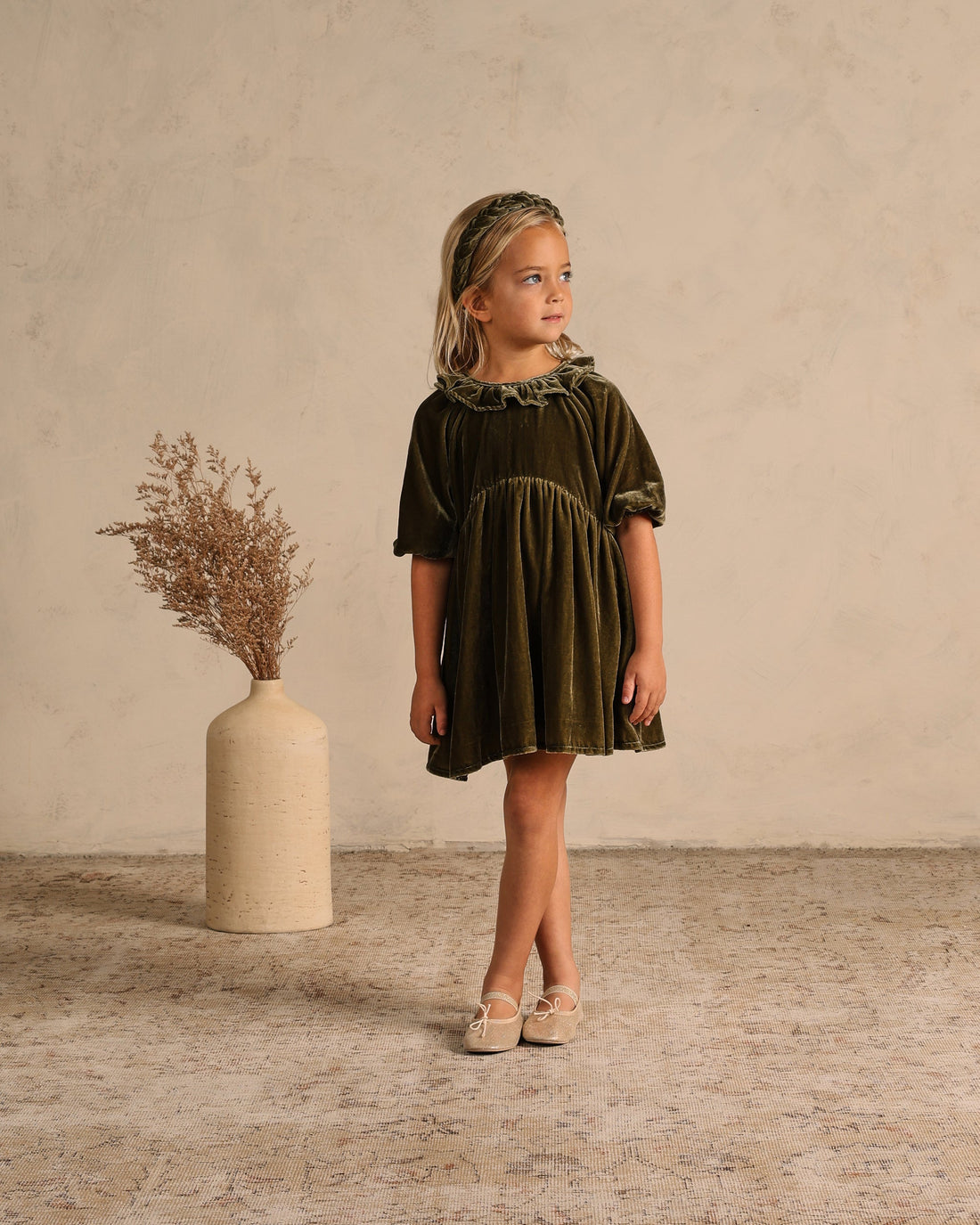 NORALEE - Adeline Dress - Olive