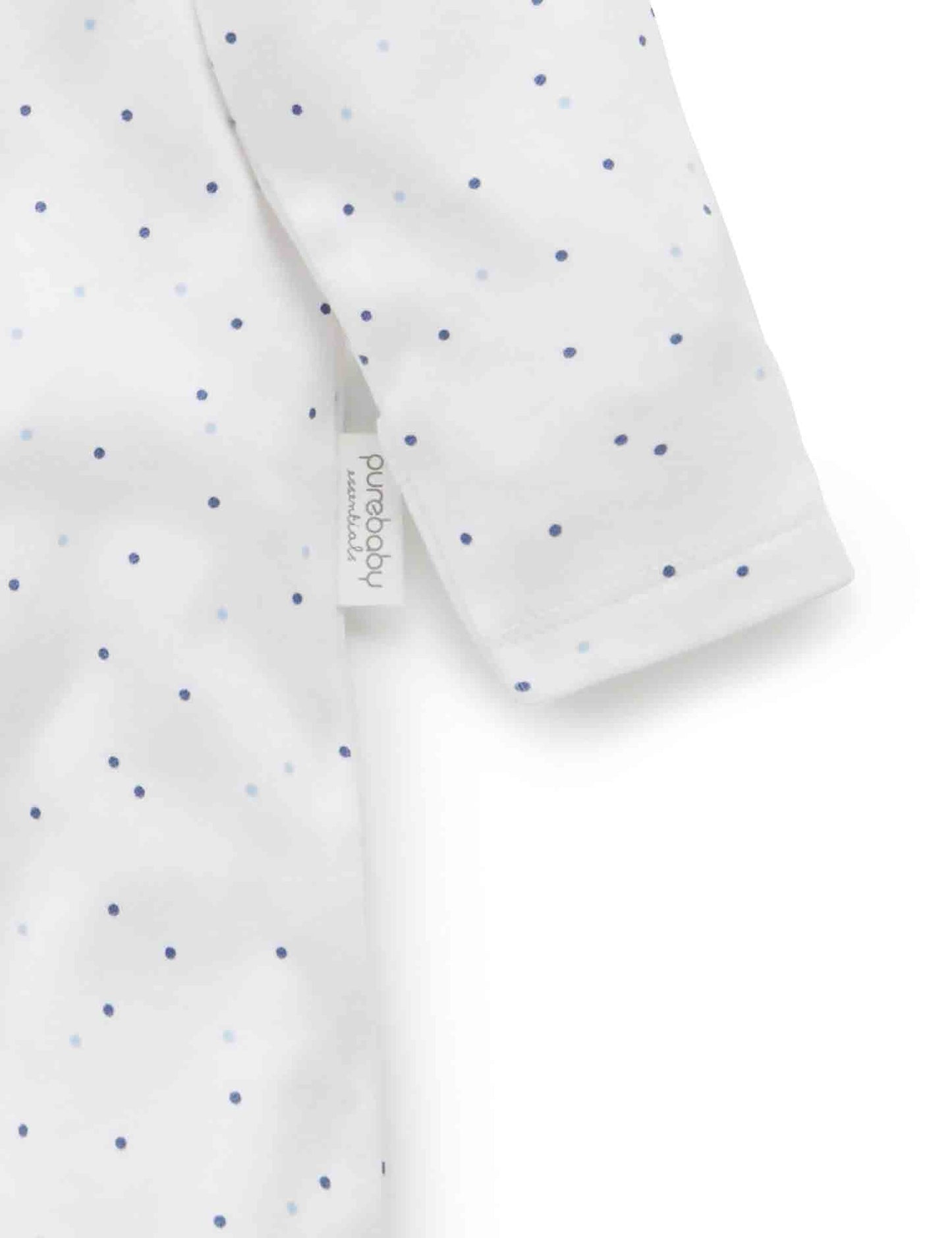 Purebaby - 2 Pack Zip grow suit - Pale Blue