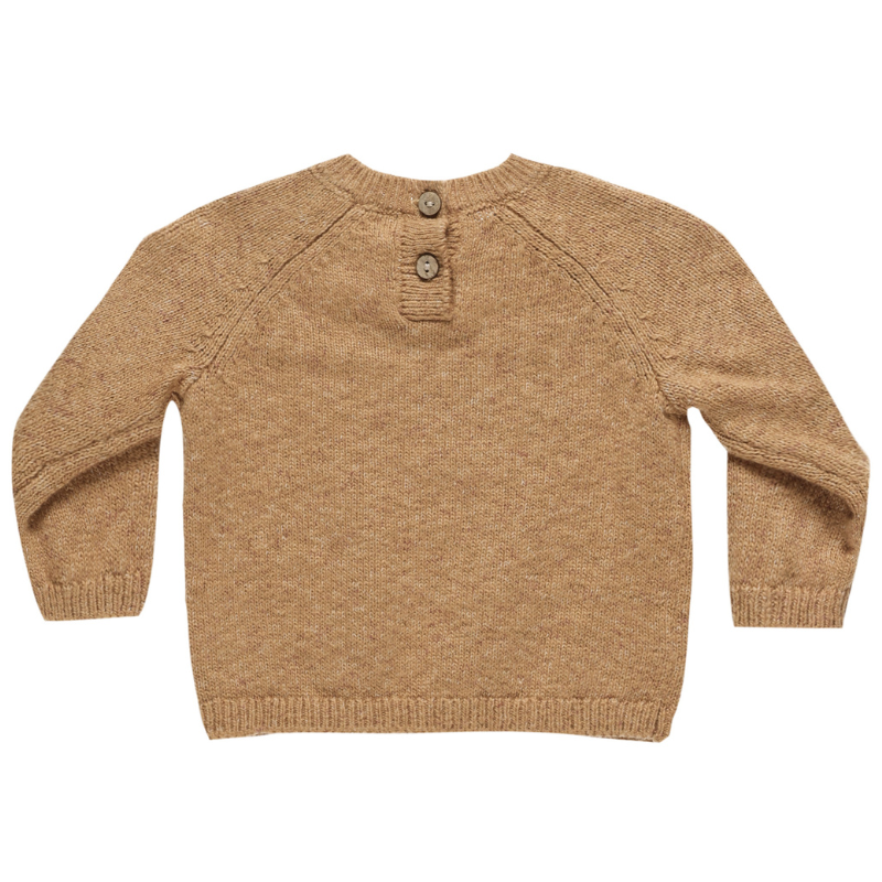 Quincy Mae - Knit Sweater - Speckled Golden