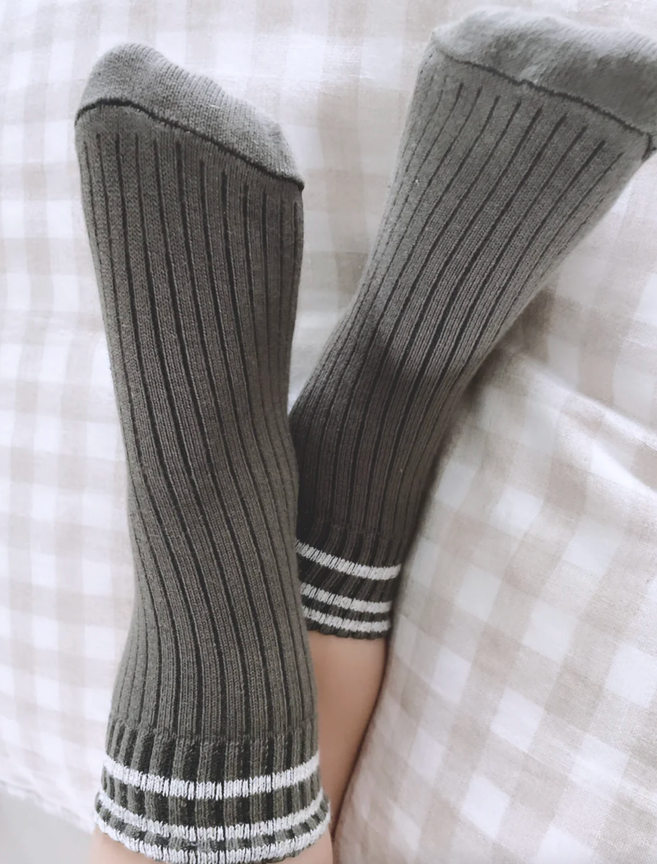 Five O’ Six - Olive Varsity Socks 