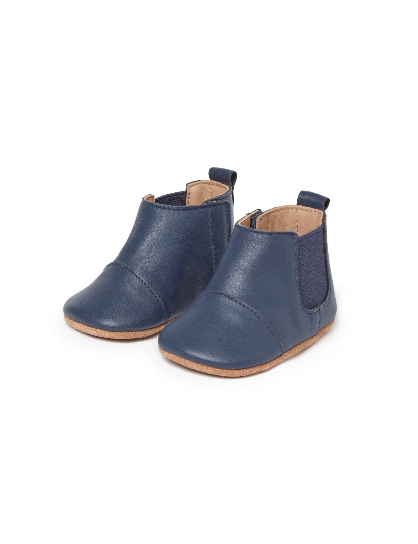 Purebaby - Leather Chelsea Bootie - Navy