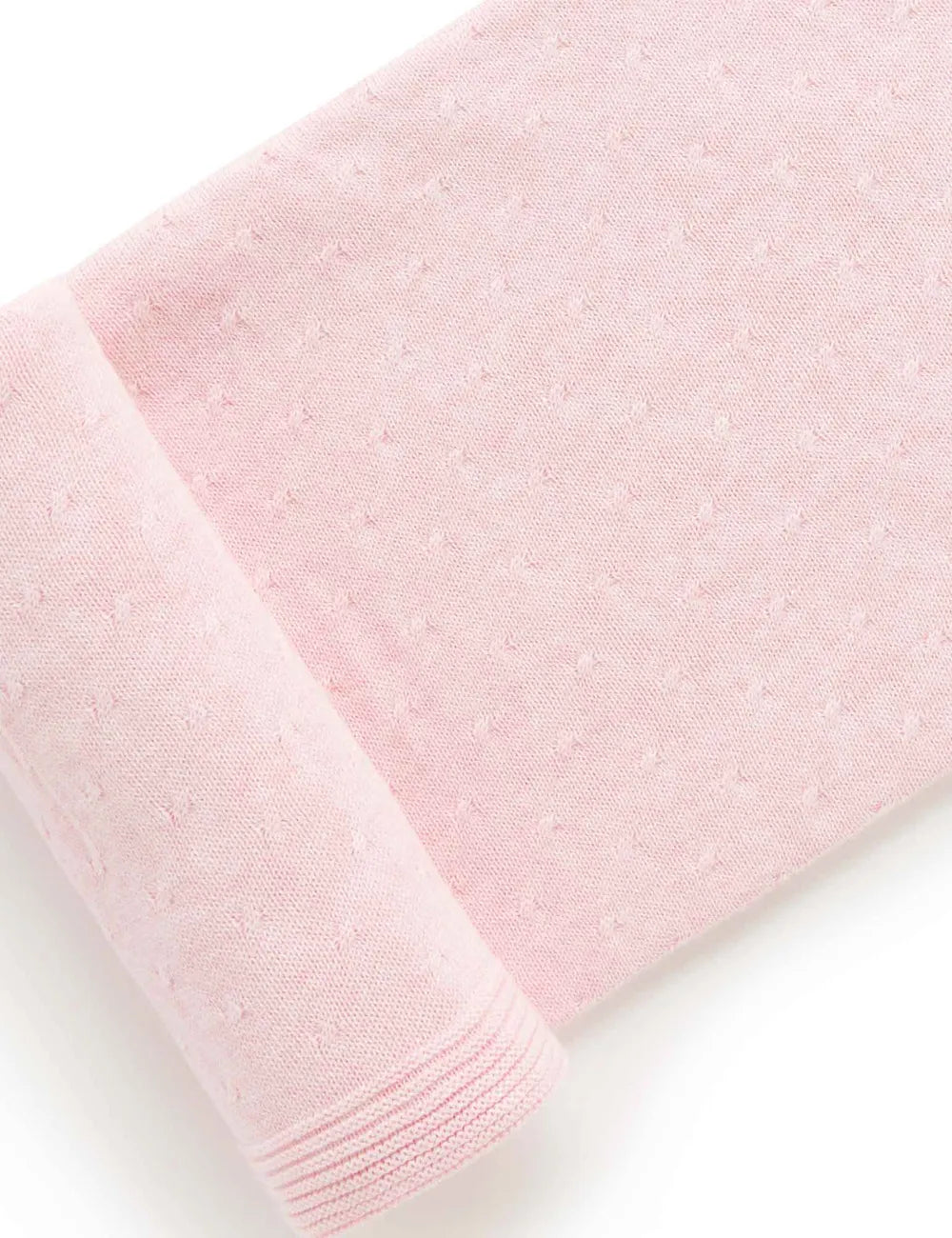 Purebaby - Esssentials Blanket - Pale Pink Melange