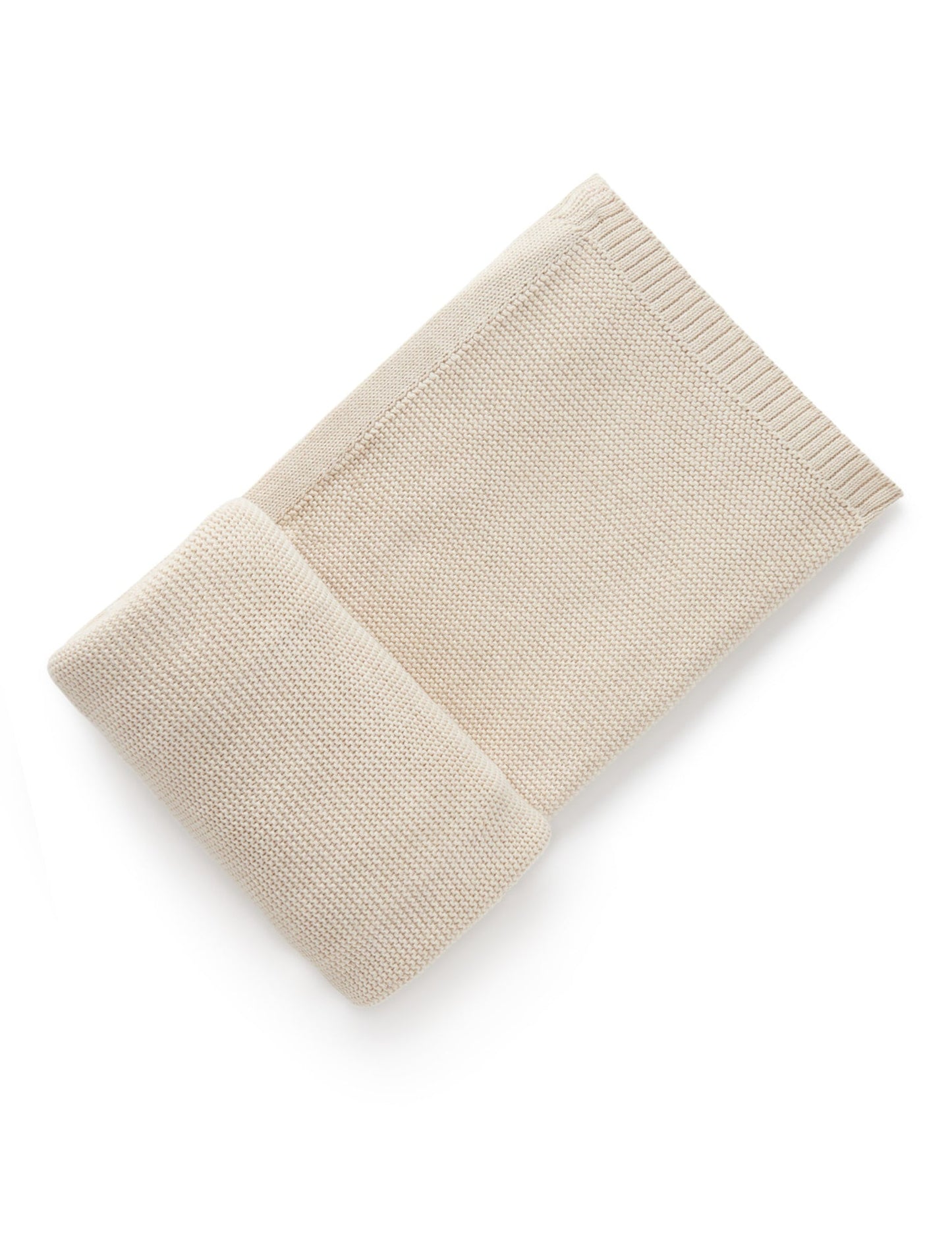 Purebaby - Essentials Textured Blanket - Wheat Melange