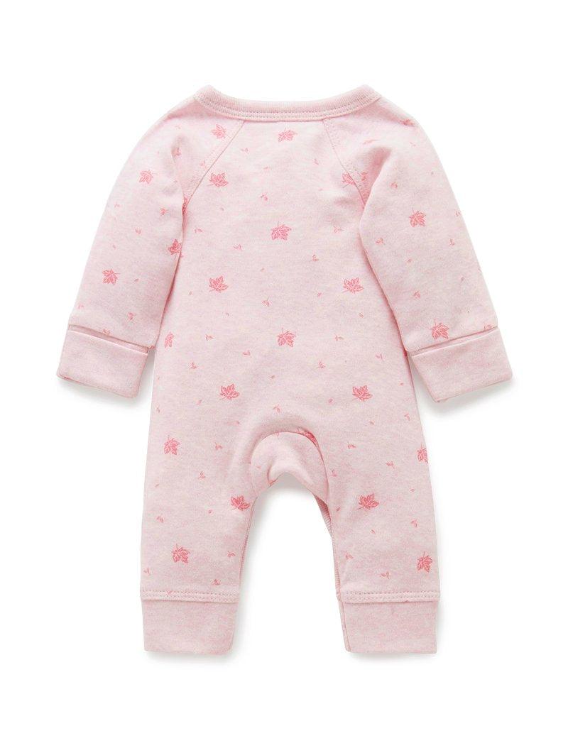 Purebaby - Premi Crossover Long Sleeve Growsuit