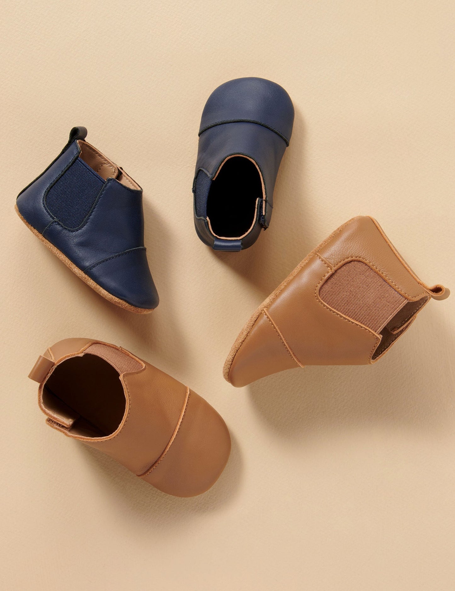 Purebaby - Leather Chelsea Bootie - Navy