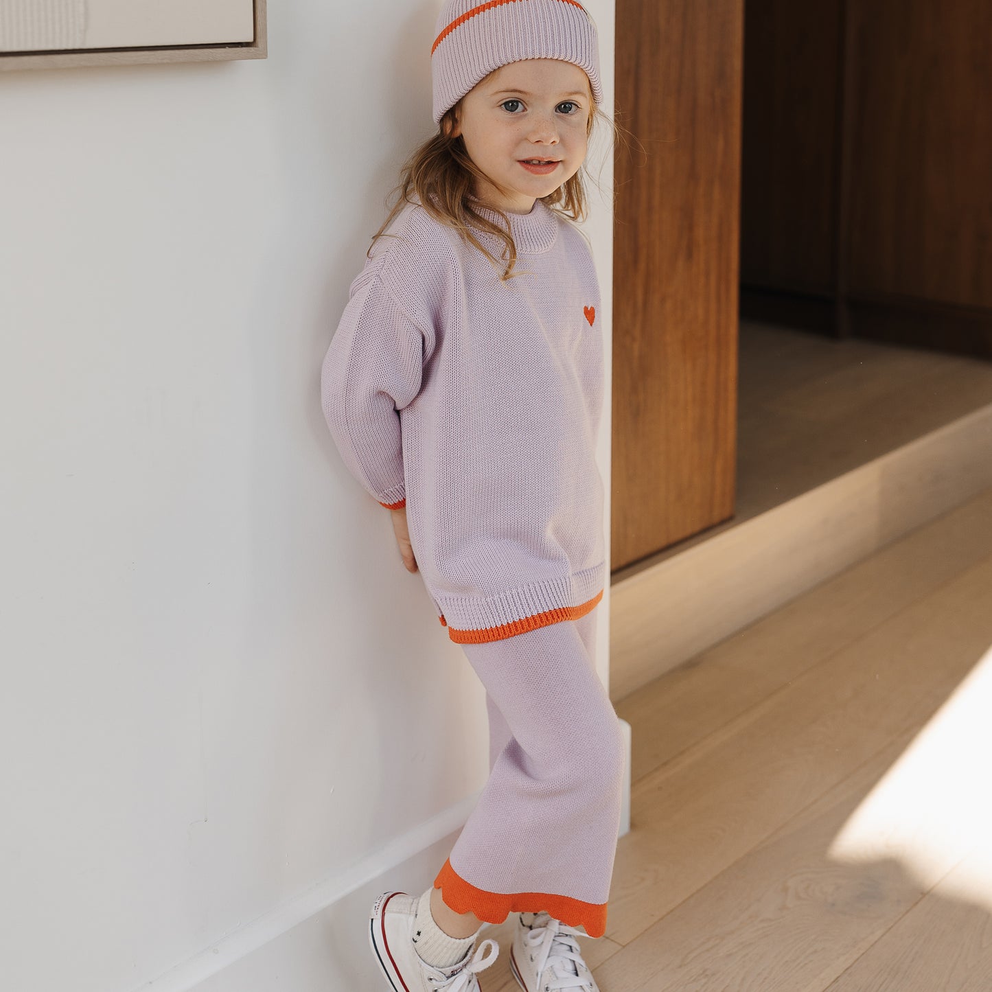 The Rest - Organic Cotton Knit Jumper - Lilac Dip