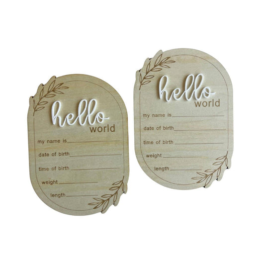 La Luna Kids - Arlo Birth Announcement Disc
