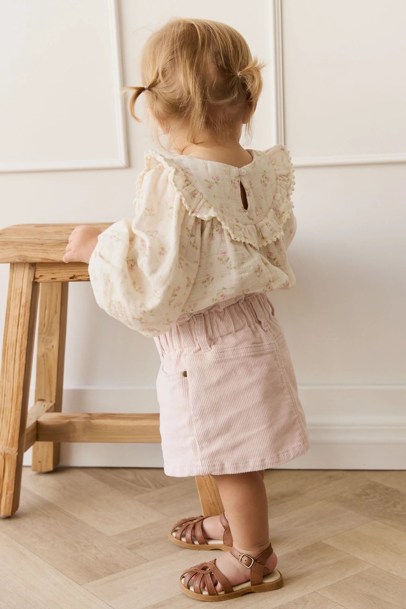 Jamie Kay - Organic Cotton Muslin Malia Playsuit - Emelia Pink