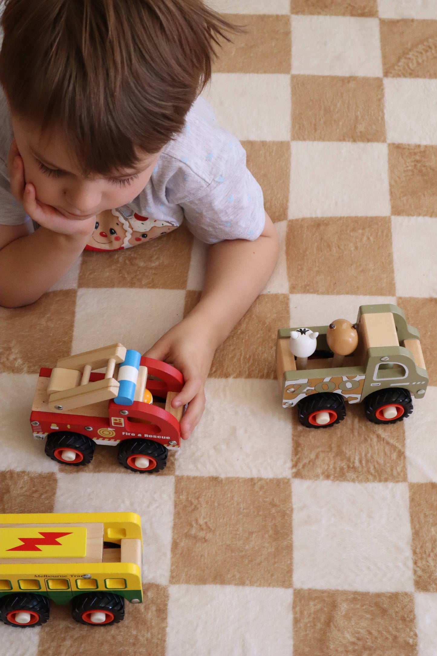 Wooden Fire Engine