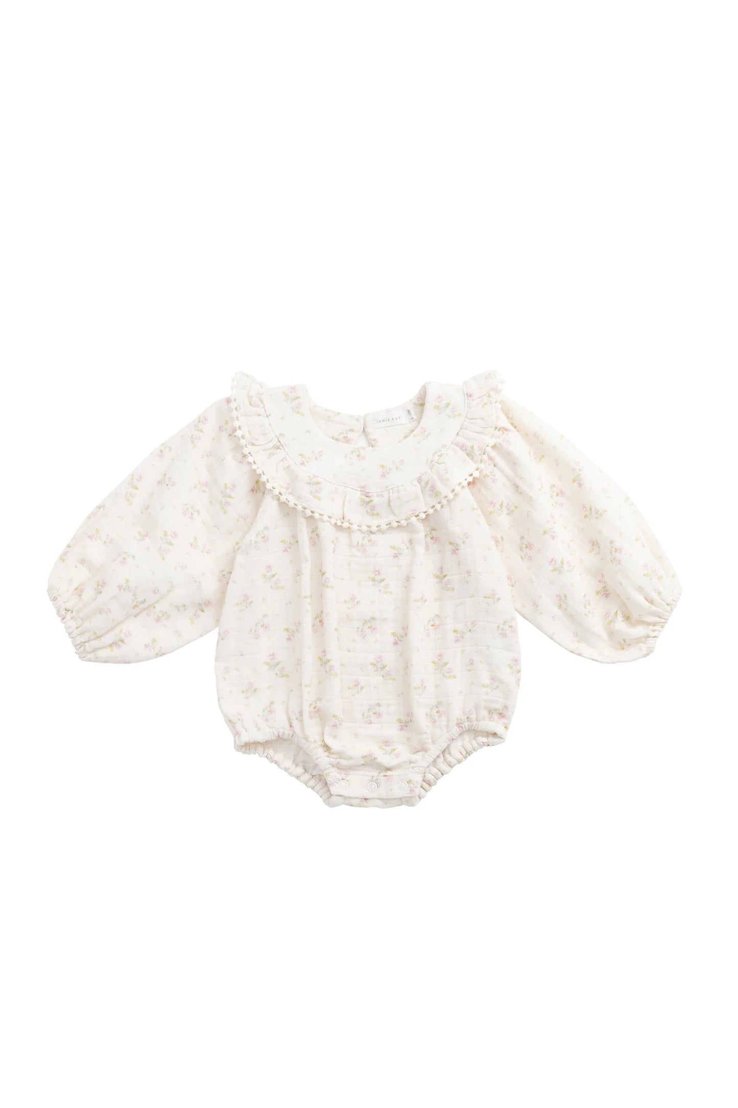 Jamie Kay - Organic Cotton Muslin Malia Playsuit - Emelia Pink