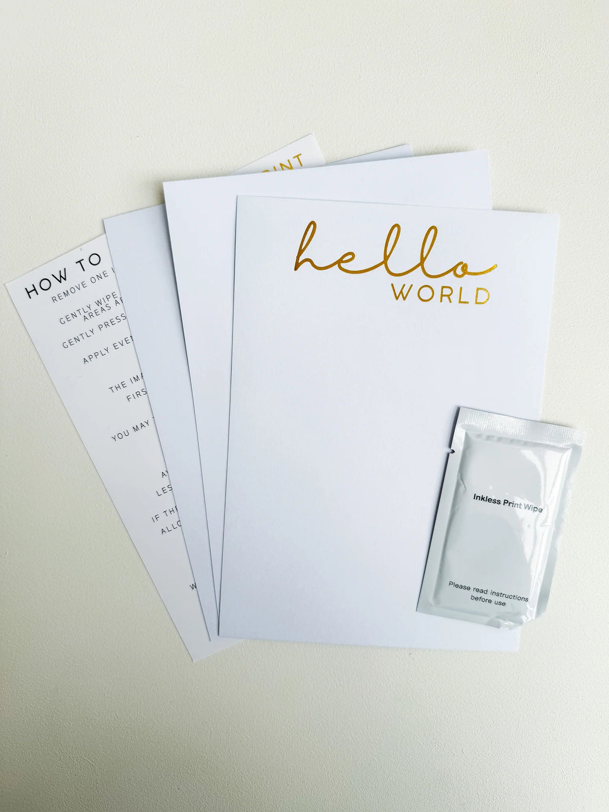 Petite + Co - Inkless Baby Prints - Hand & footprint Keepsake