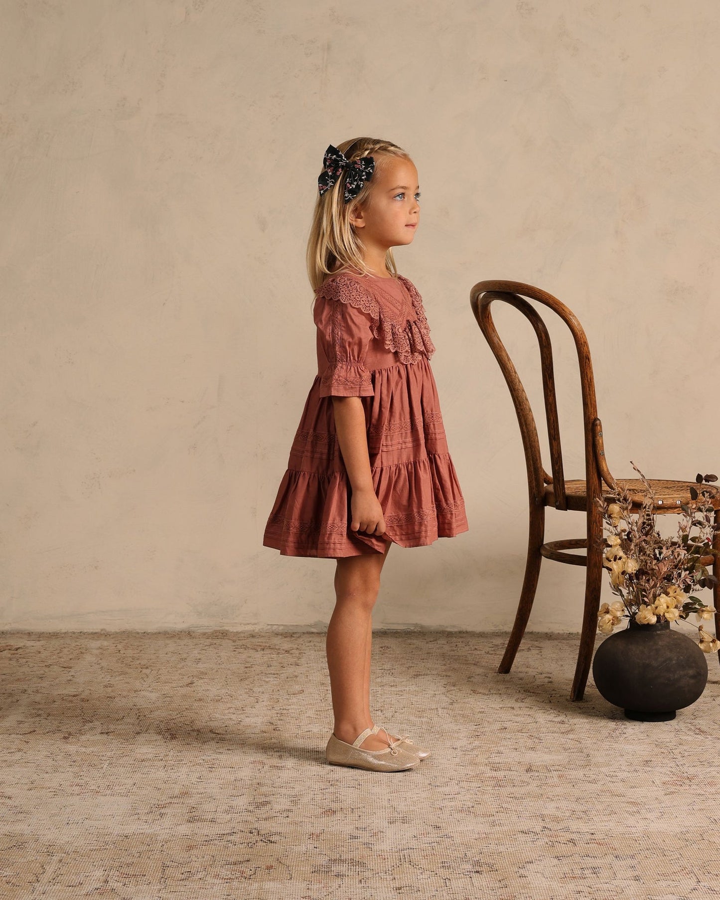 NORALEE - Genevieve Dress - Poppy
