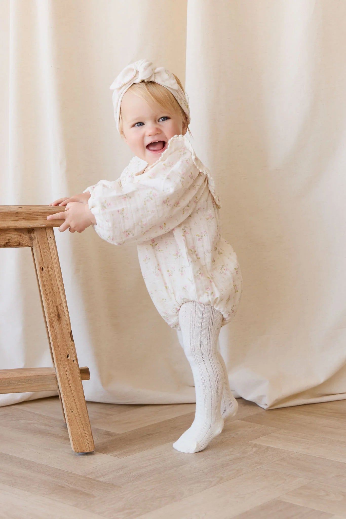 Jamie Kay - Organic Cotton Muslin Malia Playsuit - Emelia Pink