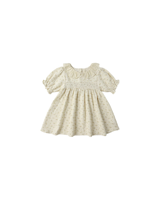 Quincy Mae - Callie Short Sleeve Dress - Golden Floral