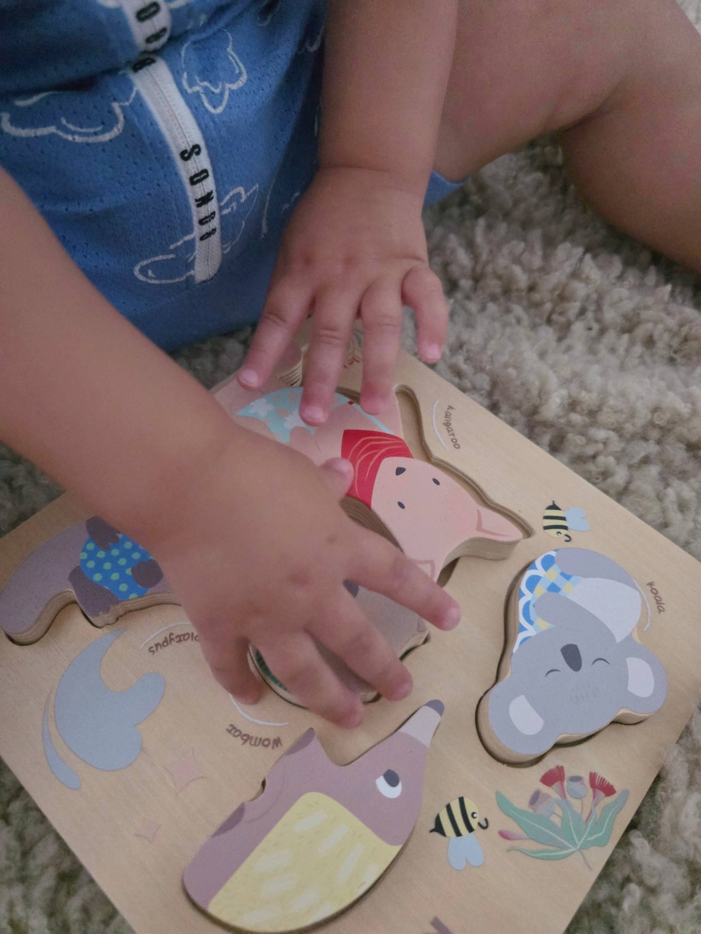 Wooden Aussie Animal Puzzle (Stacking Toy)