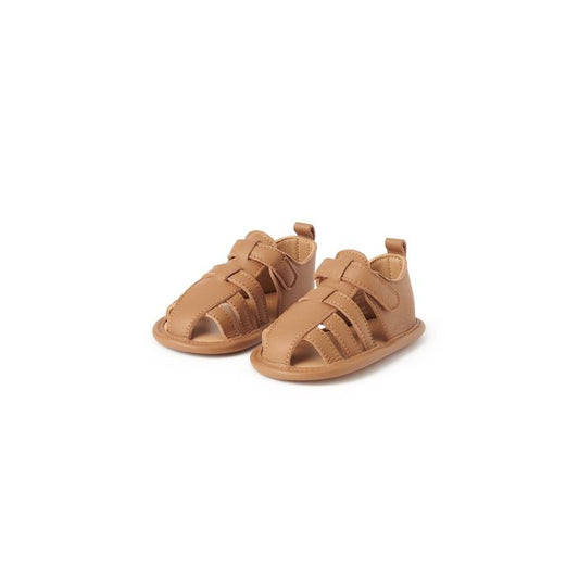 Purebaby - Leather Sandals - Tan