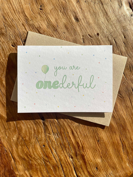 To & From Cards - ONEderful - Green