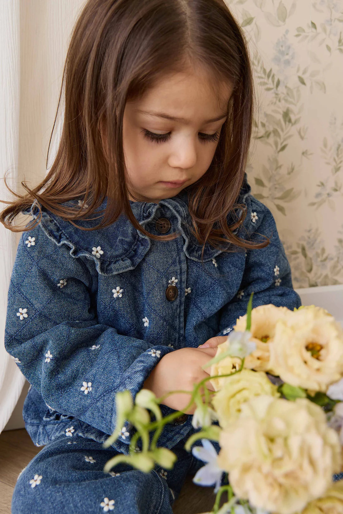 Jamie Kay - Amandine Jacket - Josie Floral Denim