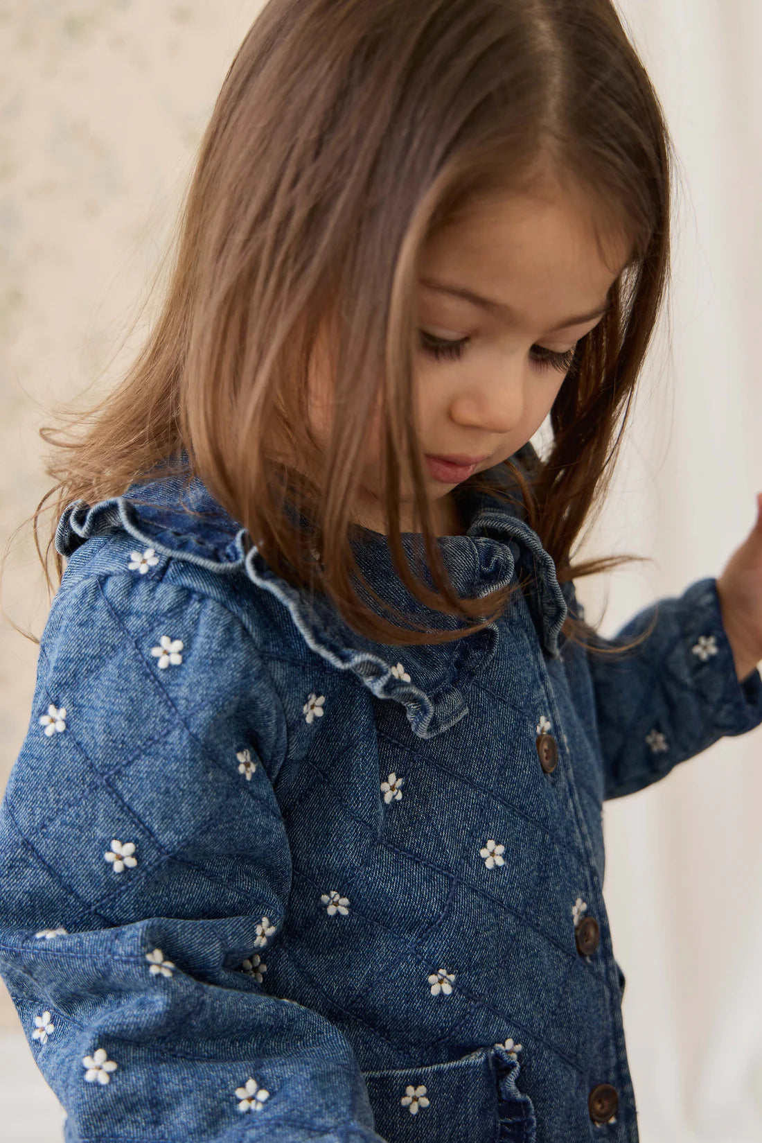 Jamie Kay - Amandine Jacket - Josie Floral Denim