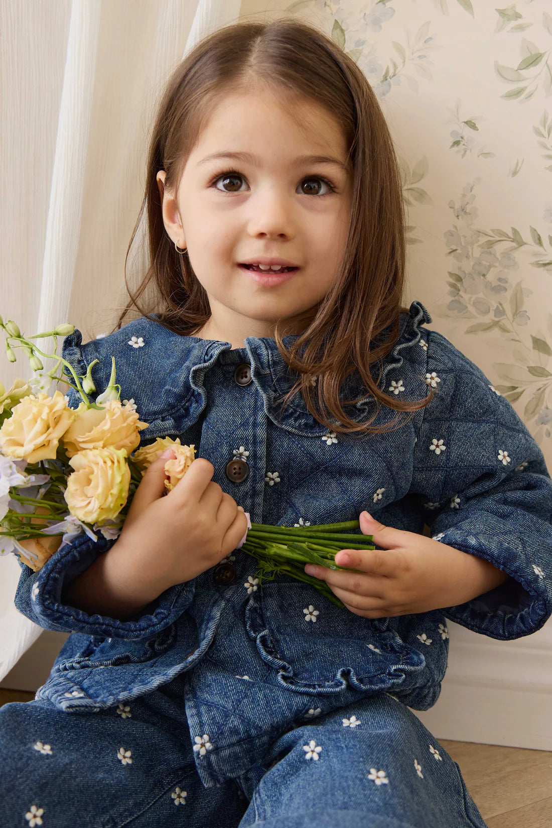 Jamie Kay - Amandine Jacket - Josie Floral Denim