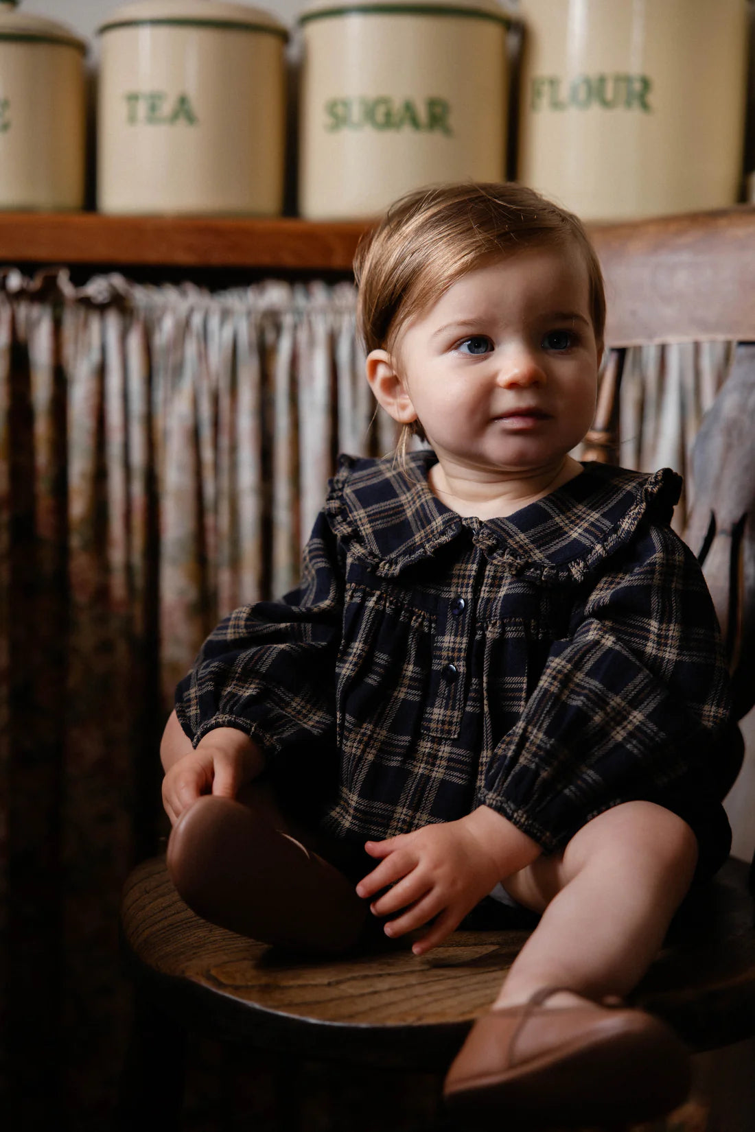 Jamie Kay - Organic Cotton Elowen Playsuit - Woodland Check