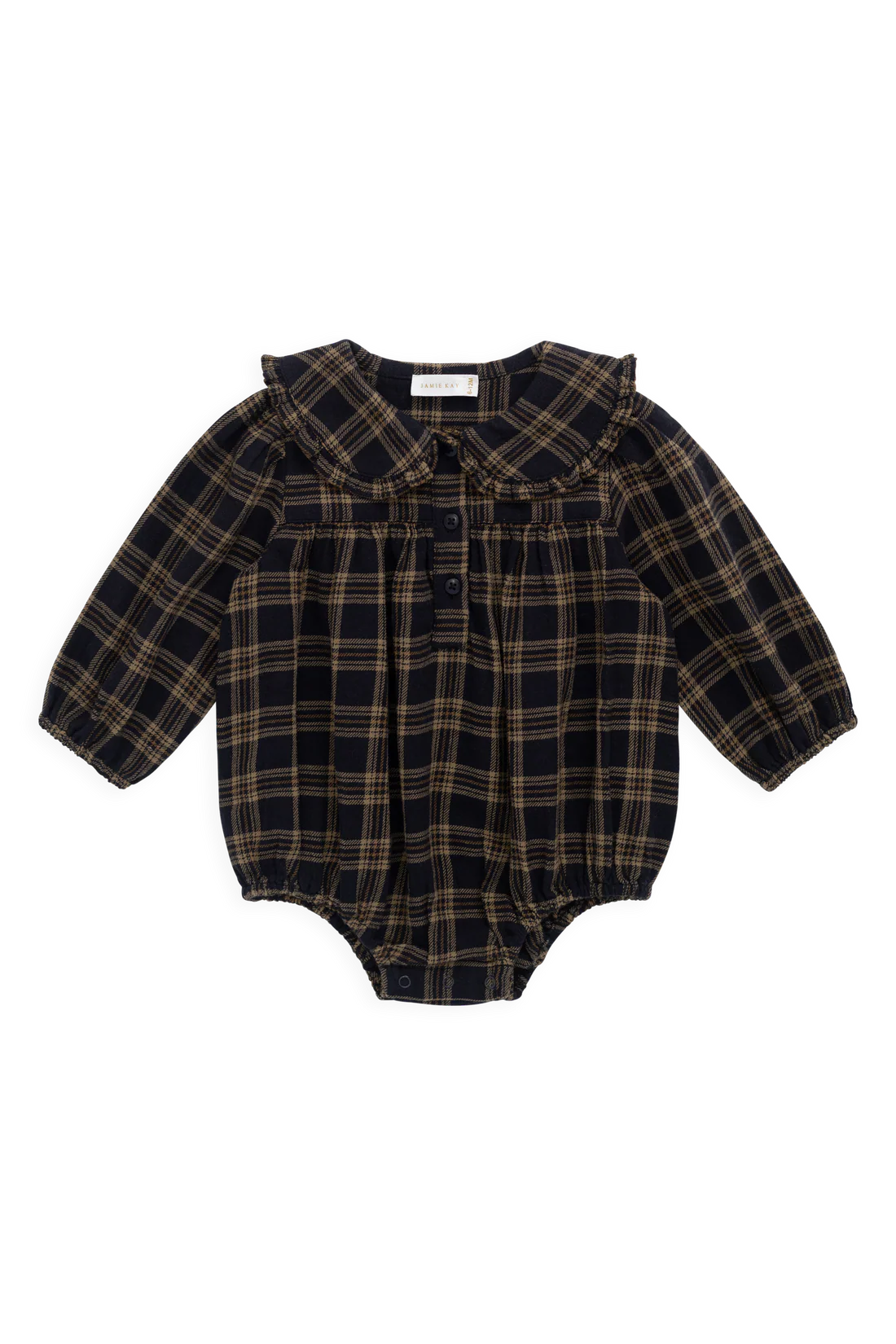 Jamie Kay - Organic Cotton Elowen Playsuit - Woodland Check