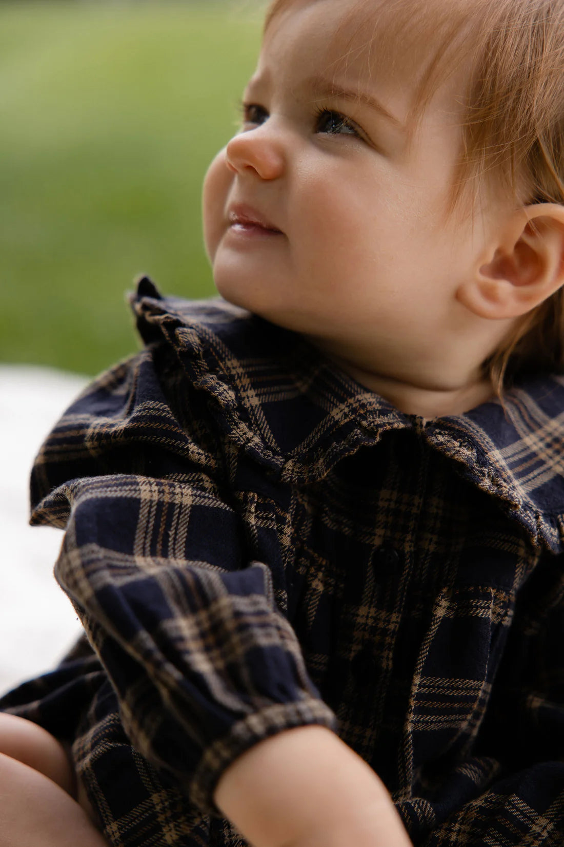 Jamie Kay - Organic Cotton Elowen Playsuit - Woodland Check