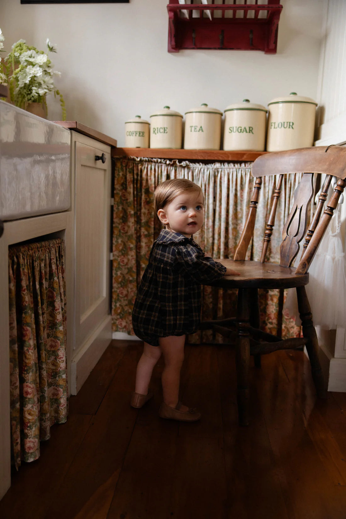 Jamie Kay - Organic Cotton Elowen Playsuit - Woodland Check