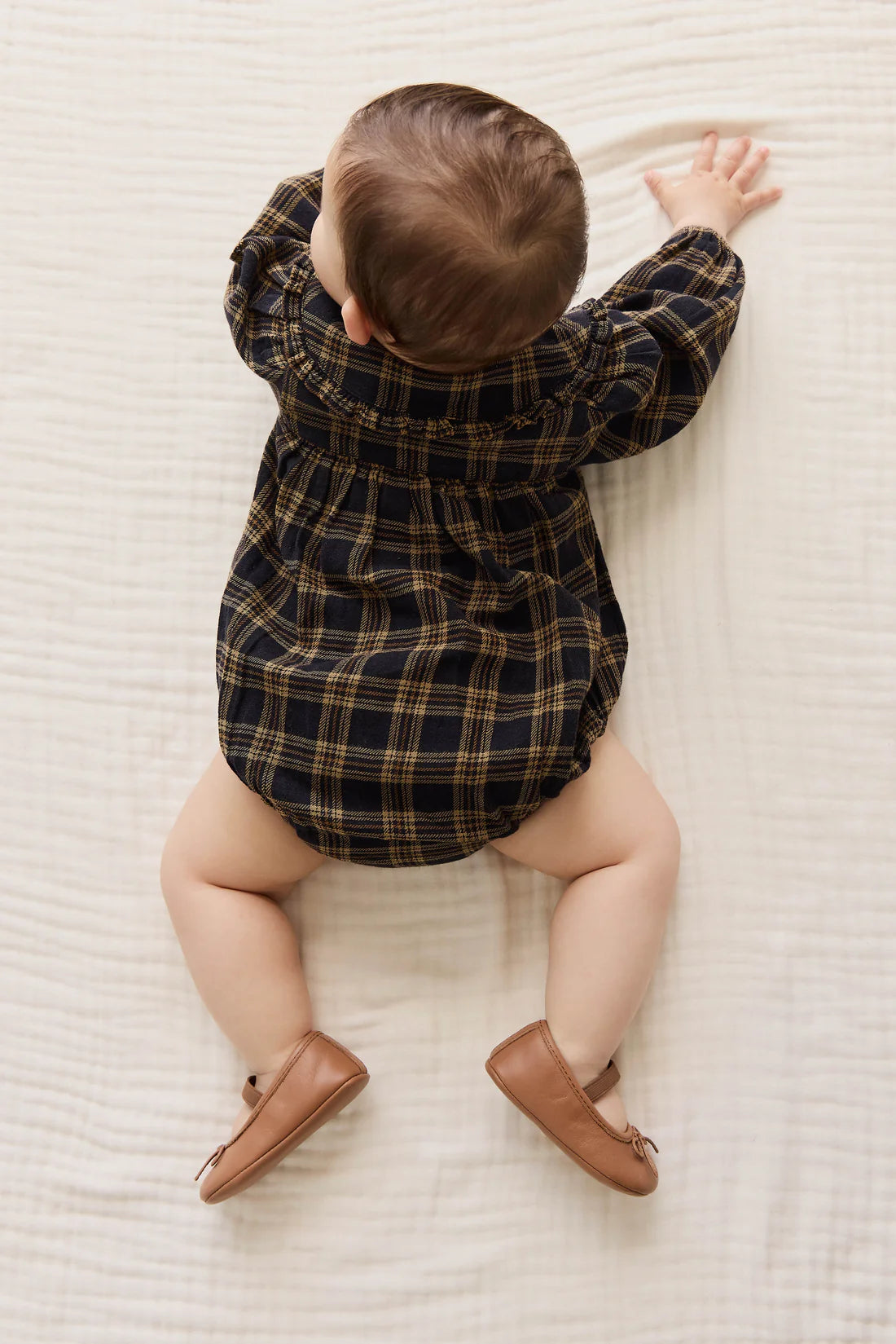 Jamie Kay - Organic Cotton Elowen Playsuit - Woodland Check