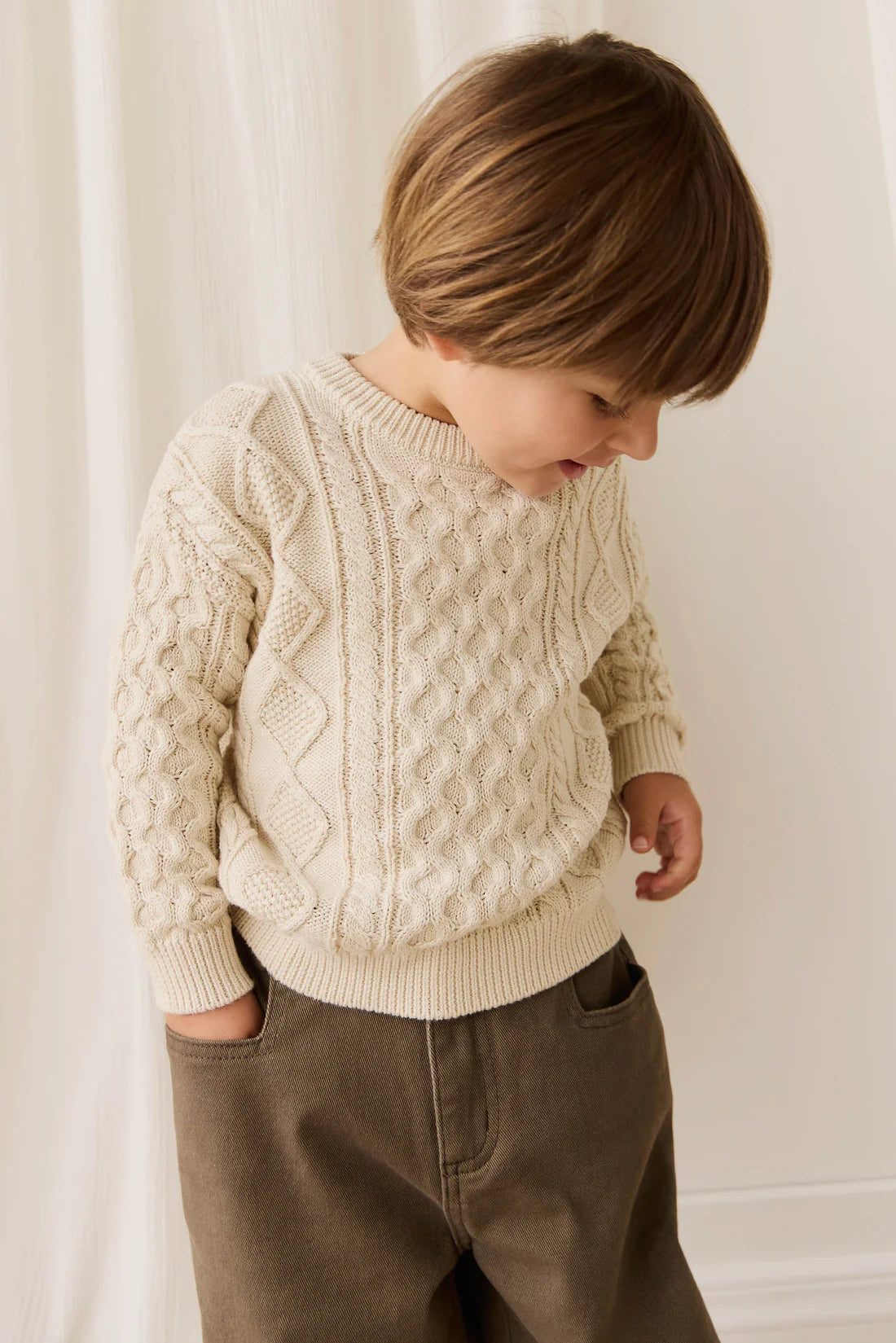 Jamie Kay - Sawyer Knit Jumper - Vanilla