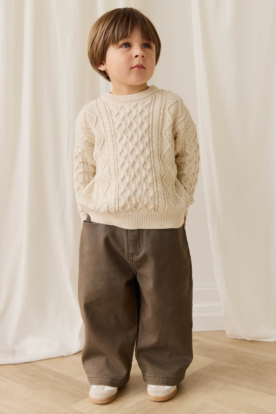 Jamie Kay - Sawyer Knit Jumper - Vanilla