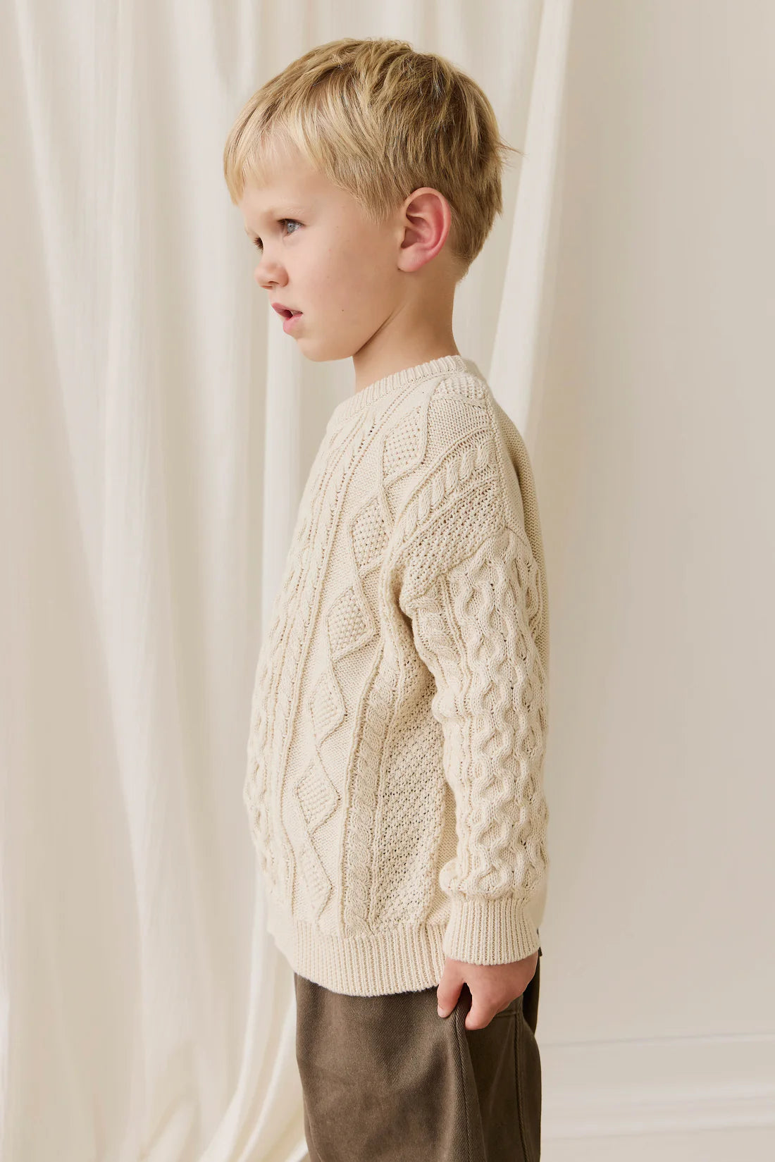 Jamie Kay - Sawyer Knit Jumper - Vanilla