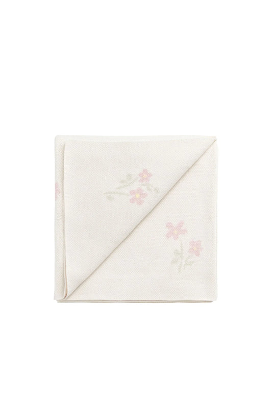 Jamie Kay - Pauline Jacquard Blanket - Lotus