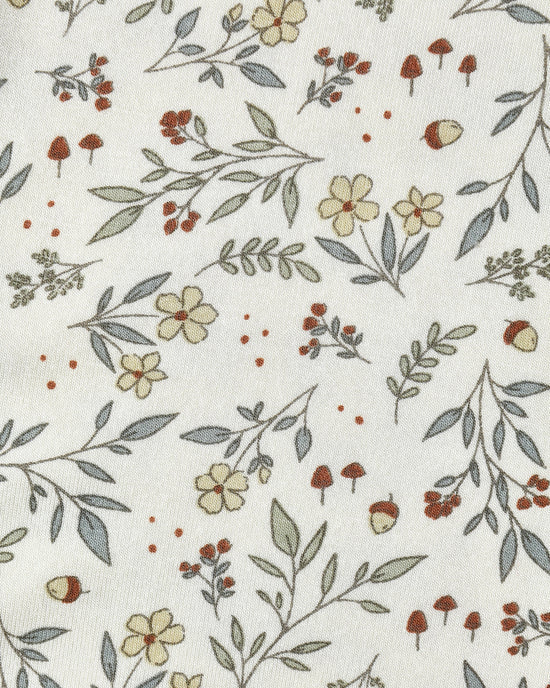 Quincy Mae - Bamboo Zip Footie - Woodland