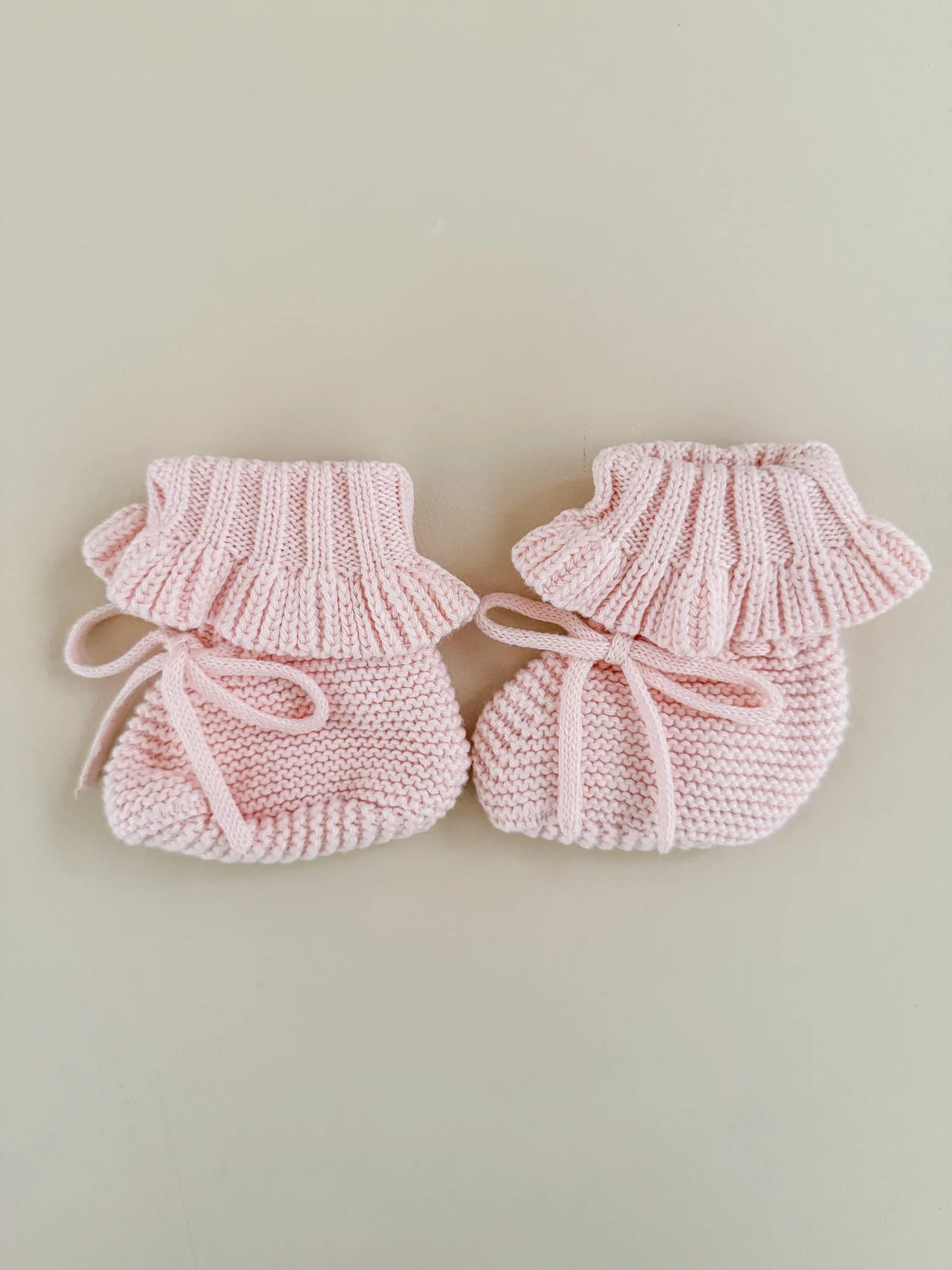 Petite + Co - Booties - Frill Baby Pink
