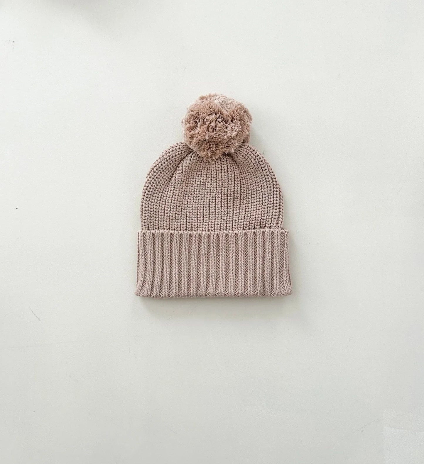 Petite + Co - Cuff Knit Beanie - Teddy Brown