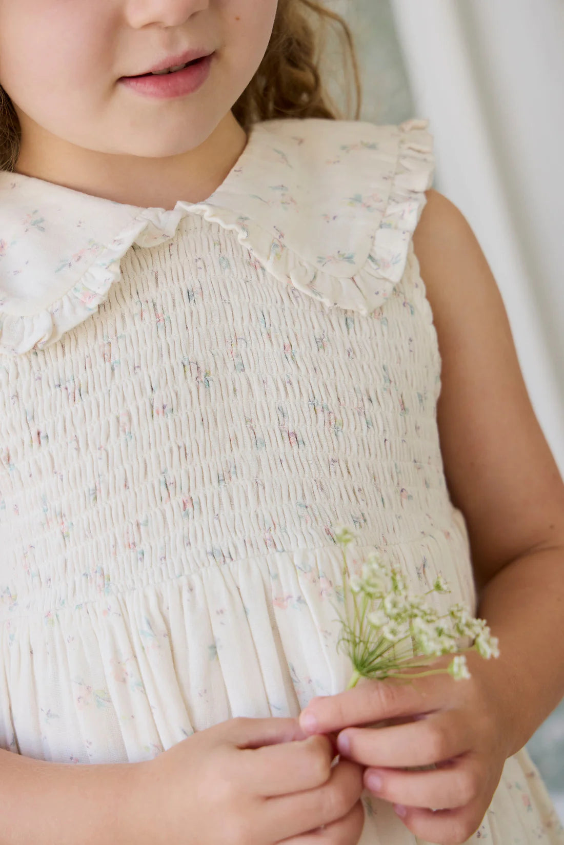 Jamie Kay - Cotton Muslin Christabel Dress - Solange Snow