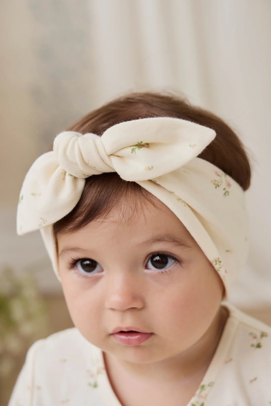 Jamie Kay - Organic Cotton Headband - Josepha Egret Small