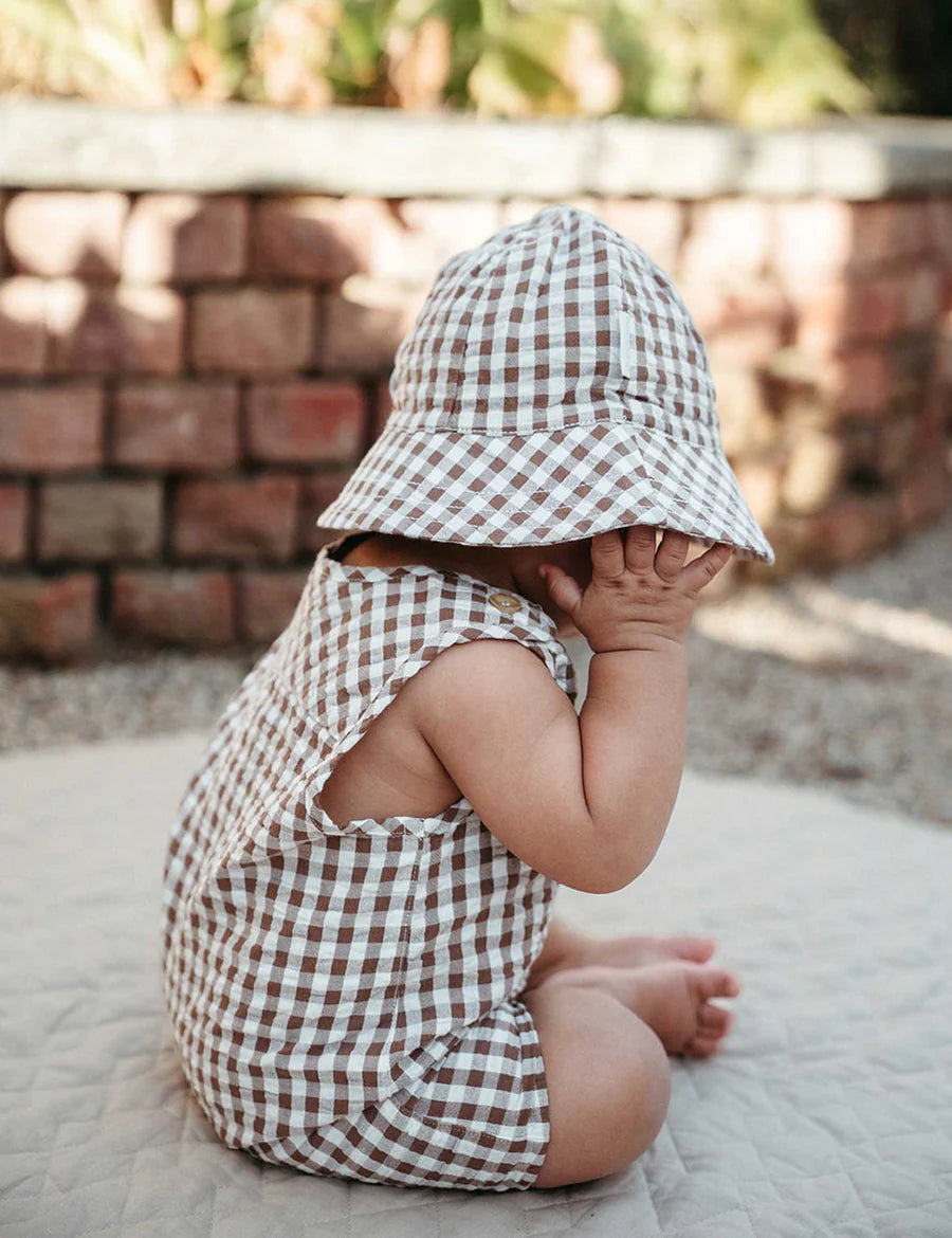 Purebaby - Gingham Hat