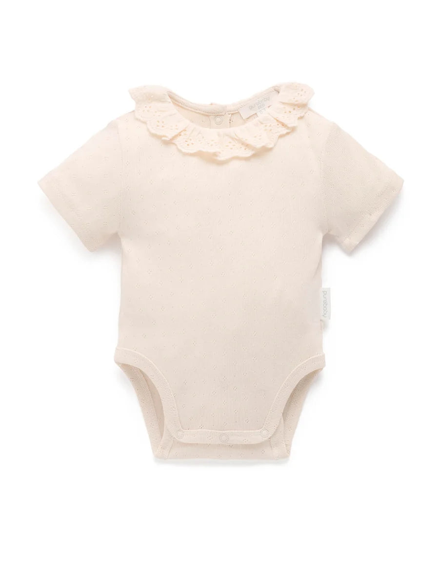 Purebaby - Pointelle Bodysuit
